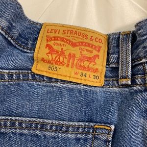 Men’s 505 Levi jeans